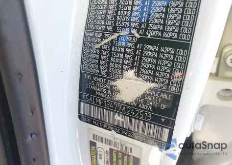 2007 Land Rover Range Rover Supercharged z USA, uszkodzony, nr VIN SALMF13477A242513